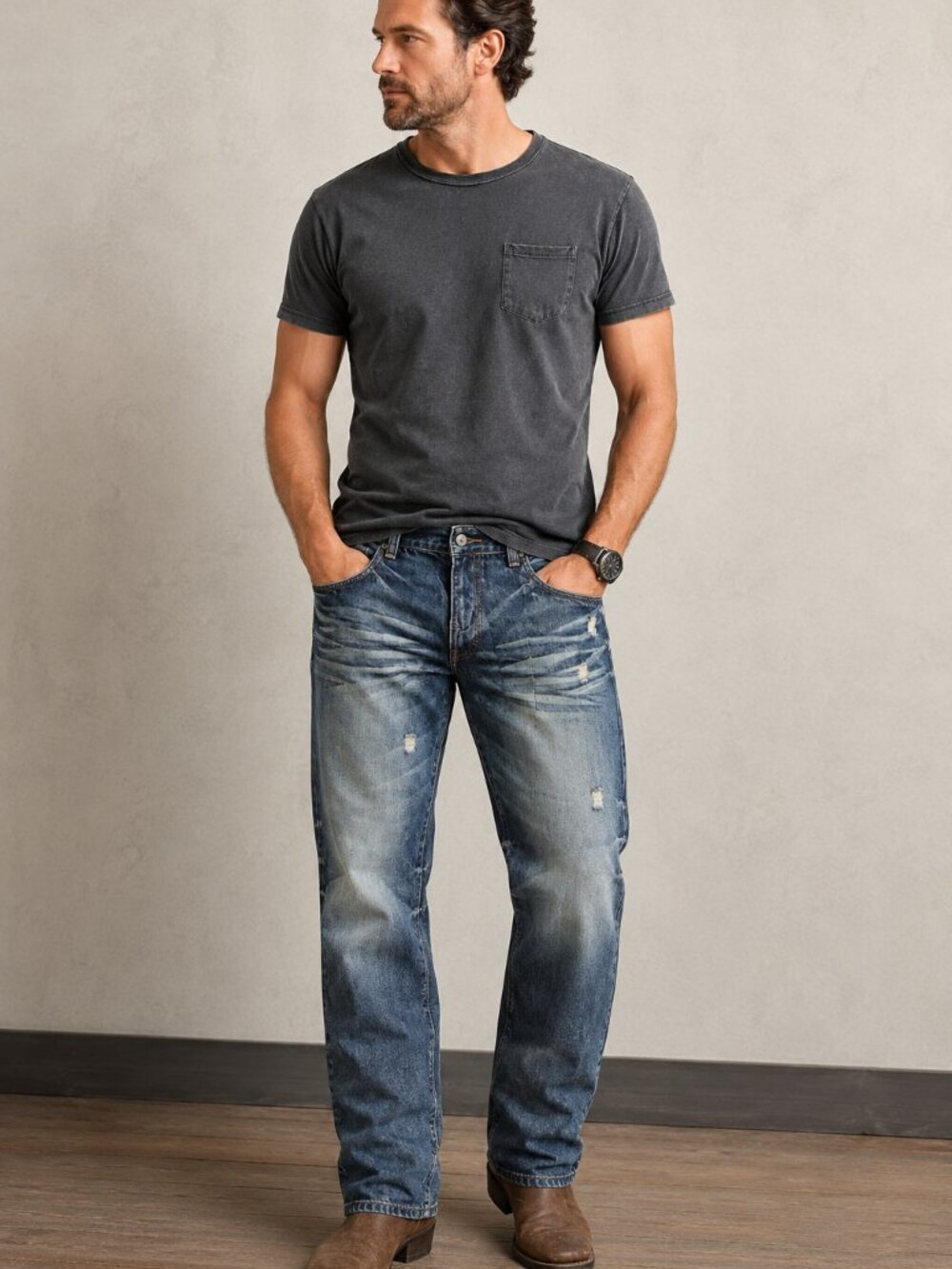 Marc Ecko Distressed Jeans - 36 x 32